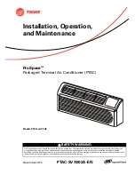 Trane ProSpace PTEF Installation, Operation And Maintenance Manual предпросмотр