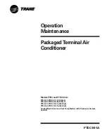 Trane PTEC-070 Operation & Maintenance Manual предпросмотр