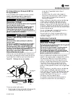 Preview for 77 page of Trane RAUJ-C20 Installation, Operation And Maintenance Manual