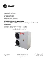 Trane RAUS 040 Installation Operation & Maintenance preview