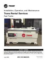 Предварительный просмотр 1 страницы Trane RSDT1000F0AA Installation, Operation And Maintenance Manual