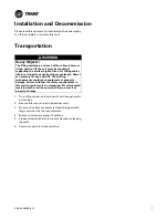 Preview for 7 page of Trane RSDT1000F0AA Installation, Operation And Maintenance Manual