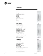 Preview for 4 page of Trane RT-SVX19A-E4 Installation Operation & Maintenance