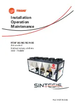 Trane RTAF HE Series Installation Operation & Maintenance preview