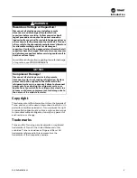 Preview for 3 page of Trane RTHA Installation, Operation And Maintenance Manual