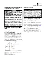 Предварительный просмотр 57 страницы Trane RTHD series Installation, Operation And Maintanance