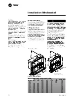 Preview for 10 page of Trane RTWB Helical-Rotary Installation Operation & Maintenance