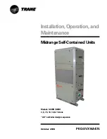 Предварительный просмотр 1 страницы Trane SCRH Installation & Operation Manual