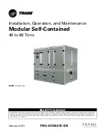 Preview for 1 page of Trane SCWM Installation, Operation And Maintenance Manual