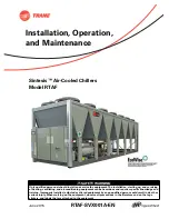 Preview for 1 page of Trane Sintesis RTAF Installation, Operation And Maintenance Manual