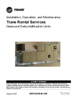 Preview for 1 page of Trane SRV-SVX04C-EN Installation, Operation And Maintenance Manual