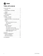 Preview for 4 page of Trane SRV-SVX04C-EN Installation, Operation And Maintenance Manual