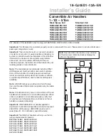 Preview for 1 page of Trane TAM4A0A18S11ED Installer'S Manual