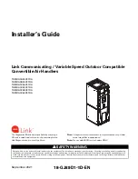 Preview for 1 page of Trane TAMXA0A24V21DA Installer'S Manual