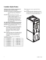 Preview for 4 page of Trane TAMXA0A24V21DA Installer'S Manual