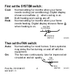 Preview for 4 page of Trane TAYSTAT 370 Owner'S Manual