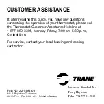 Preview for 12 page of Trane TAYSTAT 370 Owner'S Manual