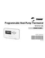 Trane TAYSTAT 540 Owner'S Manual предпросмотр