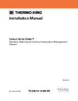 Trane Thermo King TriPac EVOLUTION Installation Manual preview