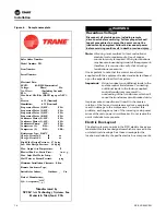 Предварительный просмотр 14 страницы Trane TR-OHS RCU Series Installation, Operation And Maintenance Manual