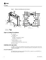 Предварительный просмотр 8 страницы Trane Tracer MP501 Installation, Operation And Maintenance Manual