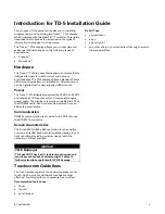 Preview for 5 page of Trane Tracer TD-5 Installation, Operation And Maintenance Manual