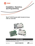 Trane Tracer UC210 Installation, Operation, And Programming предпросмотр