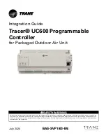 Trane Tracer UC600 Integration Manual предпросмотр