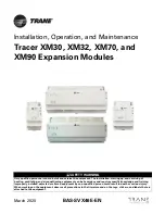 Preview for 1 page of Trane Tracer XM30 Installation, Operation And Maintenance Manual