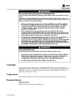 Preview for 3 page of Trane Tracer XM30 Installation, Operation And Maintenance Manual