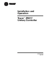 Предварительный просмотр 3 страницы Trane Tracer ZN517 Installation And Operation Manual