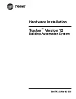 Trane Tracker Version 12 Hardware Installation предпросмотр