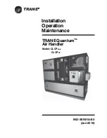 Trane TRANE Quantum CLCPEuro Installation & Maintenance Manual preview