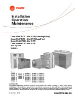 Предварительный просмотр 1 страницы Trane TRCE050 1C Installation Operation & Maintenance