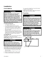 Preview for 21 page of Trane TSC037E Installation, Operation And Maintenance Manual