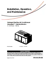 Trane TSC060ED Installation, Operation And Maintenance Manual preview