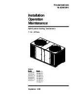 Trane TTA075AD series Installation Operation & Maintenance предпросмотр