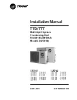 Trane TTD 518 A10E Installation Manual предпросмотр