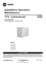 Trane TTV Installation Operation & Maintenance предпросмотр