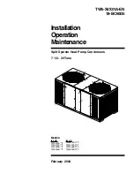 Предварительный просмотр 1 страницы Trane TWA Series Installation & Operation Manual