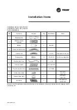 Предварительный просмотр 5 страницы Trane TWK509JB Installation Manual