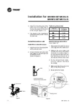 Предварительный просмотр 10 страницы Trane TWK509JB Installation Manual