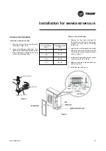 Предварительный просмотр 19 страницы Trane TWK509JB Installation Manual