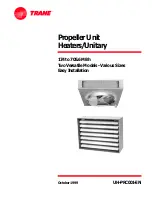 Trane UH-PRC001-EN Easy Installation Manual предпросмотр