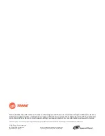 Preview for 160 page of Trane UniTrane Fan Coil Installation, Operation And Maintenance Manual