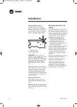Предварительный просмотр 14 страницы Trane UniTrane FCD Installation Operation & Maintenance