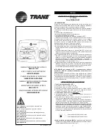 Trane UNT-SVU008-XX-0906 Instruction Manual preview