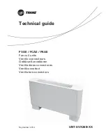 Preview for 1 page of Trane UNT-SVX26B-XX Technical Manual