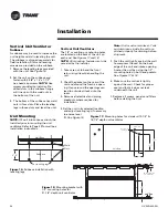 Preview for 20 page of Trane UV-SVN02B-EN Installation Operation & Maintenance