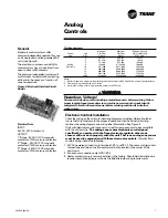 Preview for 7 page of Trane VariTrane Installation/ Owner Programming